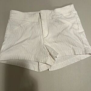 Boom Boom Jeans High Waist White Shorts